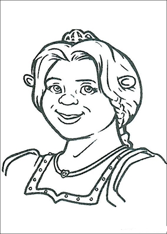 Fiona Ogre  Coloring Page